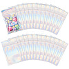 60Pcs Rectangle Zip Top Plastic Glitter Holographic Bags OPP-TA0001-23-1