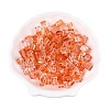 Baking Paint Transparent Glass Beads DGLA-N005-01A-08-1