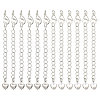 12Pcs 2 Styles  Brass Chain Extender KK-CA0003-75-1