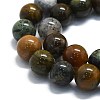 Natural Ocean Jasper Beads Strands G-P457-C05-04-2