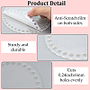 4Pcs Flat Round Acrylic Sheet MACR-CP0001-01A-6