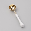 Brass Handle Wax Sealing Stamp Melting Spoon TOOL-WH0133-53A-3