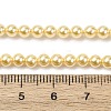 Electroplated Shell Pearl Beads Strands BSHE-G041-4mm-01-4
