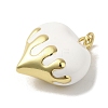 Rack Plating Brass Enamel Pendants KK-S366-05G-01-2