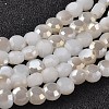 Electroplate Glass Bead Strands EGLA-J137-6mm-B-HR07-1