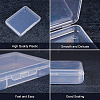 Transparent Plastic Bead Containers CON-BC0004-64-5