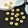 Grade A Brass Rhinestone Spacer Beads RSB160NF-02G-2