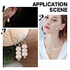4 Sets 2 Colors  Natural Cultured Freshwater Pearl Pendants FIND-AR0004-60-6