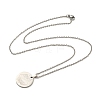 Non-Tarnish Constellation Pendant Necklaces NJEW-S422-04P-12-3