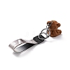 Imitation Leather Clasps Keychain KEYC-I113-03A-2