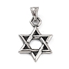 316 Surgical Stainless Steel Pendants STAS-K276-14B-AS-1