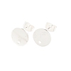 Ion Plating(IP) 304 Stainless Steel Stud Earring Findings STAS-G178-01S-10mm-1