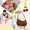2Pcs Alloy Enamel & Resin Bag Strap and Pendant Decorations HJEW-OC00343-5