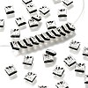 Brass Rhinestone Spacer Beads X1-RSB072-12S-1