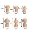 Unfinished Wooden Blank Mushroom Sets PW-WGBFC8A-01-4