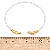 Braided Steel Wire Bangles Making KK-CBA6056-02K-G-3