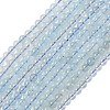 Natural Aquamarine Beads Strands G-D327-B01-5mm-2
