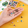 Cat Eye Pendants HJEW-TA0001-02S-4