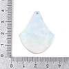 Marine Organism Series Fan Shape Acrylic Pendants OACR-Q101-03B-3