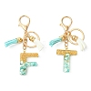 Transparent Epoxy Resin Pendant Keychains KEYC-FS00022-03-2