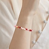 1 Strand Dyed Natural Gemstone Imitation Tourmaline Beads Strands G-SP0001-43-4