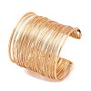 Iron Cuff Bangles BJEW-G741-05KCG-4