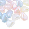 Rainbow Iridescent Plating Acrylic Beads OACR-N010-054-1