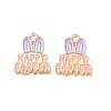 Easter Alloy Enamel Pendants ENAM-I055-01KCG-07-1