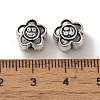 Tibetan Style Alloy Beads PALLOY-P302-12D-AS-3