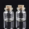 Glass Jar Glass Bottles Bead Containers AJEW-S074-02D-1