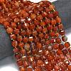 Natural Banded Agate(Dyed & Heated) Beads Strands G-K389-A25-01-2