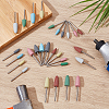 28Pcs Multifunctional Silicone & Alloy Polishing Bits TOOL-WH0052-65-4