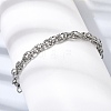 201 Stainless Steel Link Chain Bracelets for Men STAS-T077-12P-3