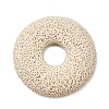 Natural Lava Rock Disc Big Pendants G-M203-07-01-1