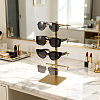 4-Tier 201 Stainless Steel Sunglasses Tower Display Stands ODIS-WH0086-221A-2