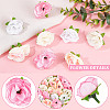 CRASPIRE 100Pcs 4 Colors Cloth Imitation Rose AJEW-CP0001-84-7