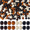 Gorgecraft 200Pcs 4 Colors Natural Wood Beads WOOD-GF0002-03-1