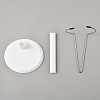 304 Stainless Steel Adjustable Height Doll Stands FIND-WH0260-44B-01-2