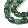 Baking Paint Crackle Glass Beads Strands DGLA-N019-01B-14-3