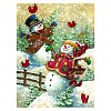 Christmas Snowman DIY Diamond Painting Kits PW-WGA4D7B-10-1