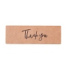Rectangle Thank You Theme Paper Stickers DIY-B041-33B-3