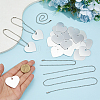 50Pcs Aluminum Big Pendants ALUM-OC0010-01A-3