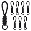 8Pcs Polyester Knitting Wrist Lanyard Hand Mobile Straps AJEW-ME0002-52-1