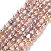 Natural Cultured Freshwater Pearl Beads Strands PEAR-E016-090-1