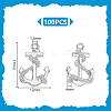 100Pcs Alloy Pendants FIND-UN0016-78-3
