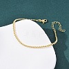 Brass Beaded Bracelets for Women BJEW-C140-20G-3