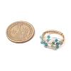 Natural Gemstone Finger Rings RJEW-TA00221-5