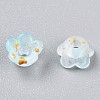 Frosted Transparent Acrylic Beads X-OACR-N137-72I-3
