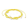Glass Seed Beads Braided Beaded Bracelets for Women BJEW-MZ00215-05-2
