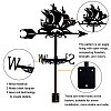 Orangutan Iron Wind Direction Indicator AJEW-WH0265-023-3